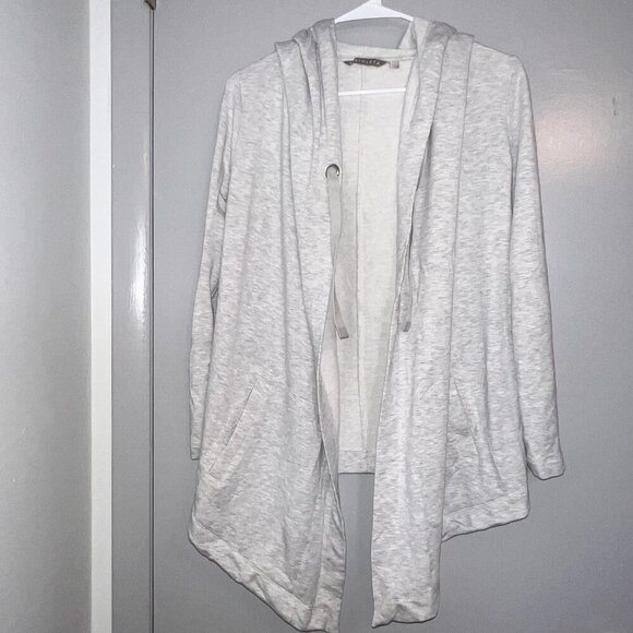 Athleta A-Line Hooded Vista Wrap Grey Jacket Size XXS - Picture 1 of 4